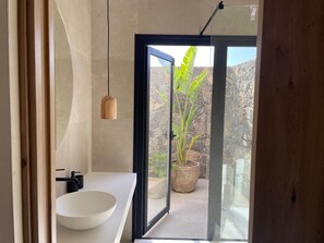 Shower, hair dryer
