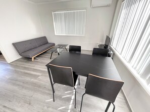Dining - Sunrise Apt 3 · Bright 1BR · Upstairs · Pool View (Surfers Paradise)