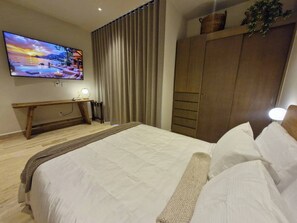 Apartment, 1 Schlafzimmer, Balkon, Meerblick | Zimmerausstattung