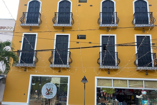 Fachada de la propiedad