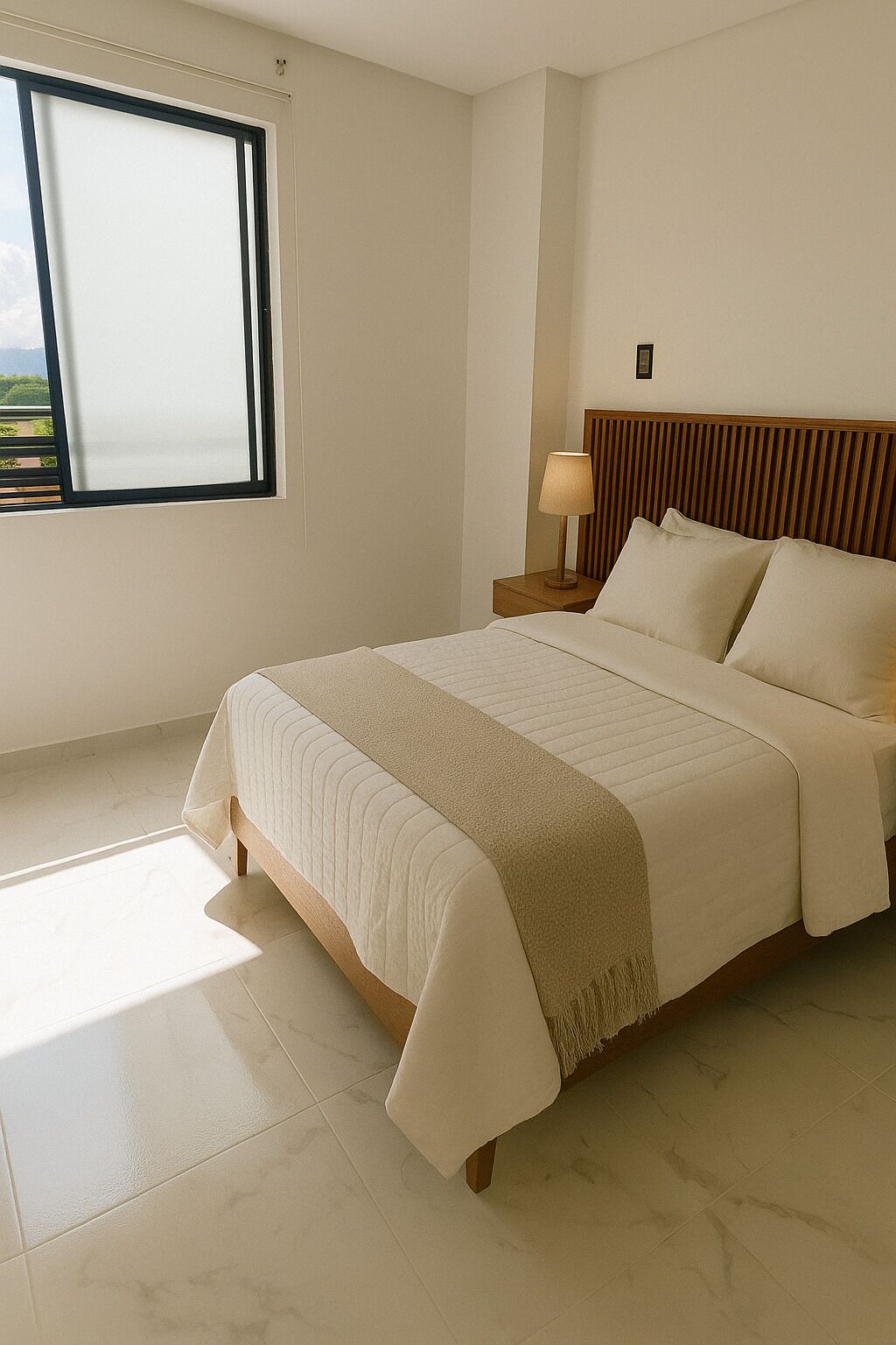 標準雙人或雙床房, 城市景觀 | 客房內保險箱、書桌、免  費無線上網、床單