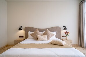 Villa Luxe, 2 chambres, patio, vue océan | Draps en coton égyptien, literie de qualité supérieure