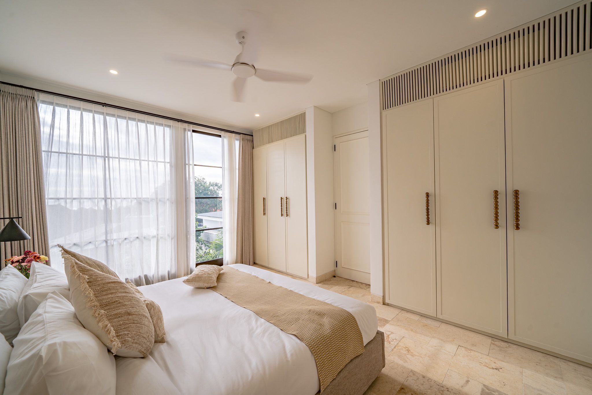 Vila Mewah, 2 kamar tidur, patio, pemandangan samudra | Seprai katun Mesir, seprai premium, brankas, dan meja kerja