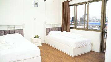 Family Double or Twin Room, Balcony, City View | Soundproofing