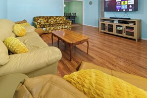 Smart TV, DVD player - The Kemper Camper (Lubbock)