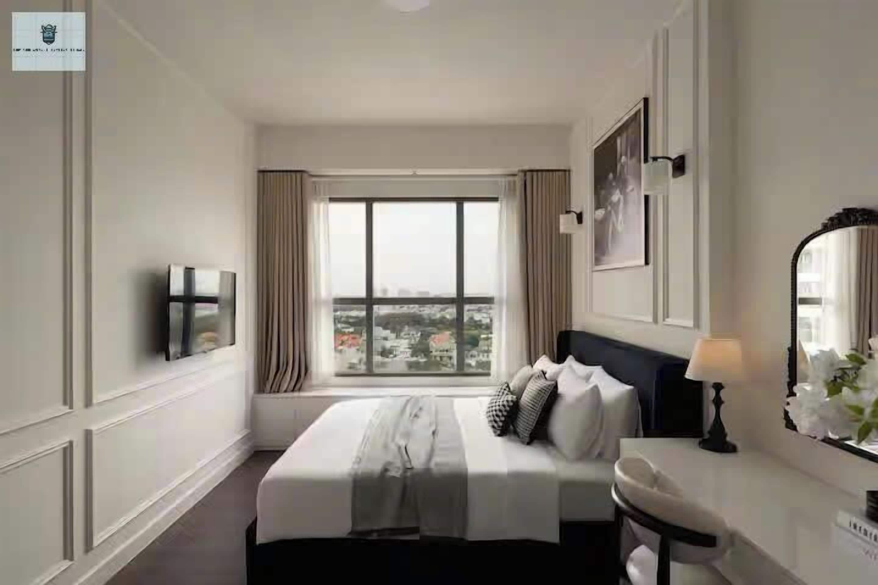 尊荣公寓, 2 间卧室, 厨房, 城市景观 | 迷你吧、熨斗/熨衣板、免费 WiFi、床单