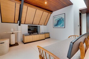 Villa, vue piscine | Vue de la chambre