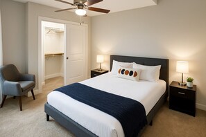 2 chambres, fer et planche Ă repasser, Wi-Fi, literie fournie