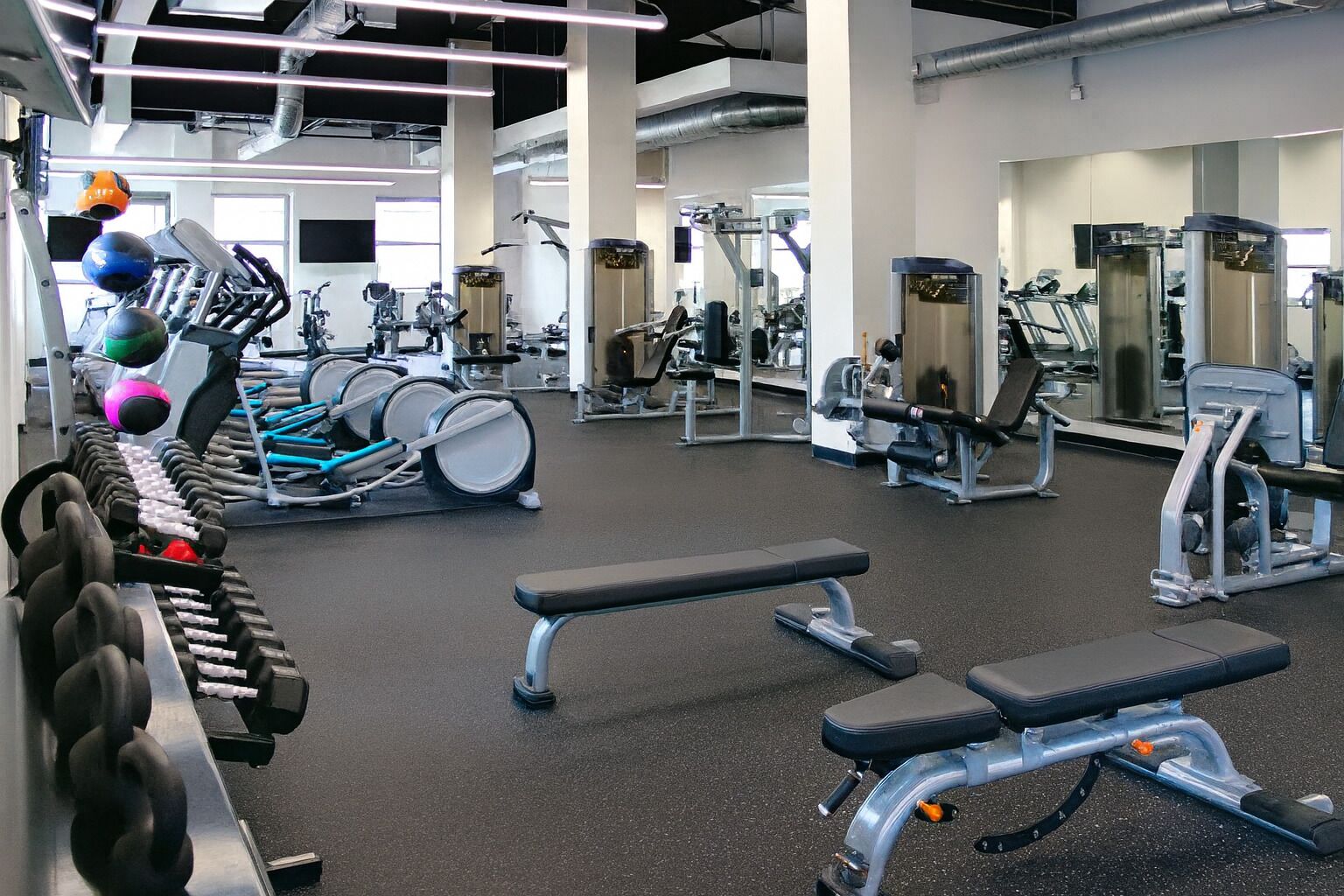 Fitnessbereich