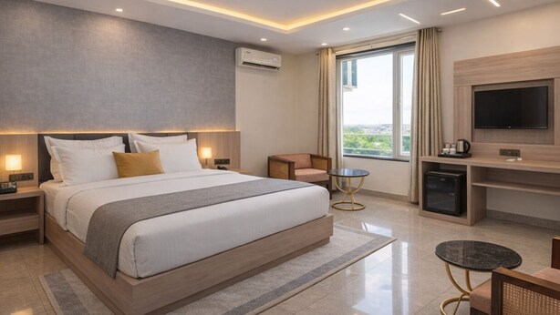 Deluxe Room | Free WiFi, bed sheets - OPO Horizon Surbhi Grant,Khatu Shyam (Danta Ramgarh)