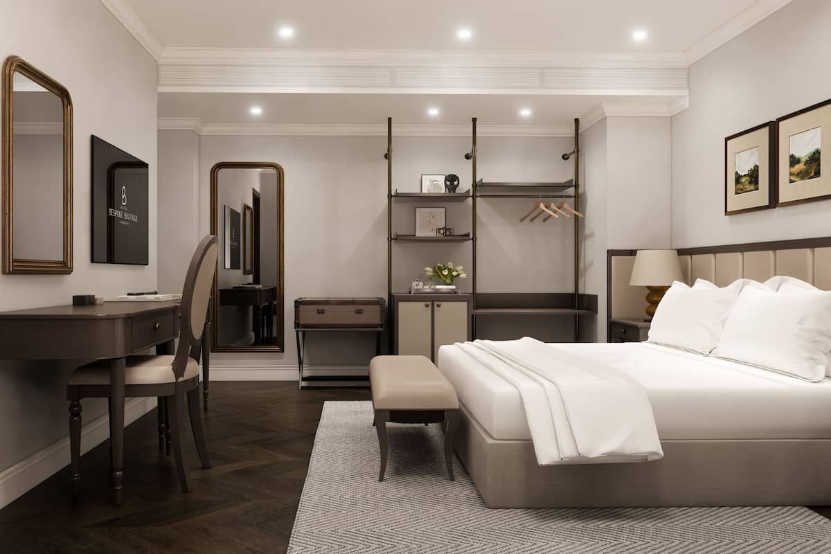 In-room safe, desk, laptop workspace, blackout drapes