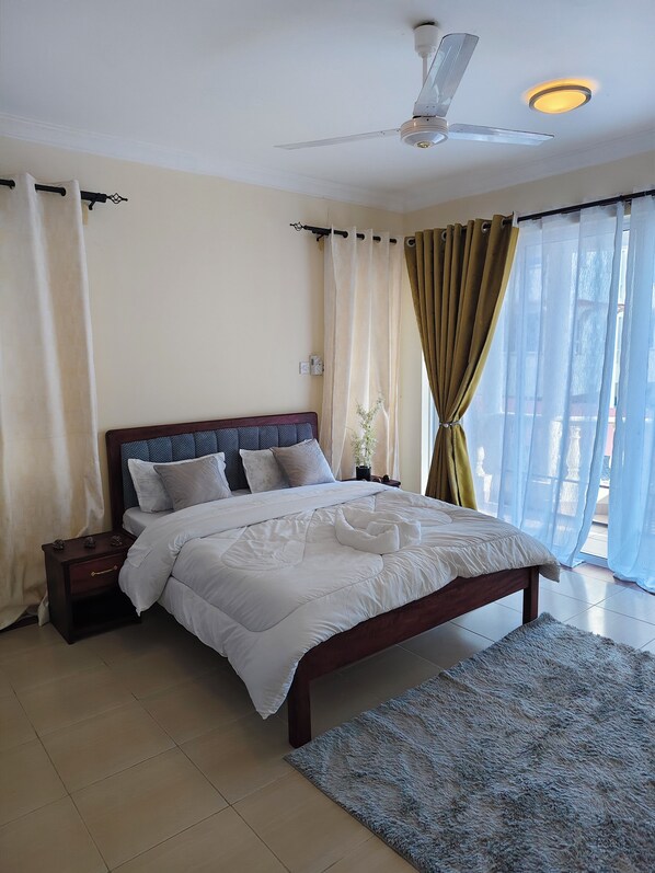 2 bedrooms, iron/ironing board, free WiFi, bed sheets