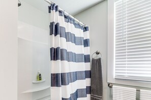 Hair dryer, towels