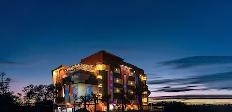 Front of property - evening/night