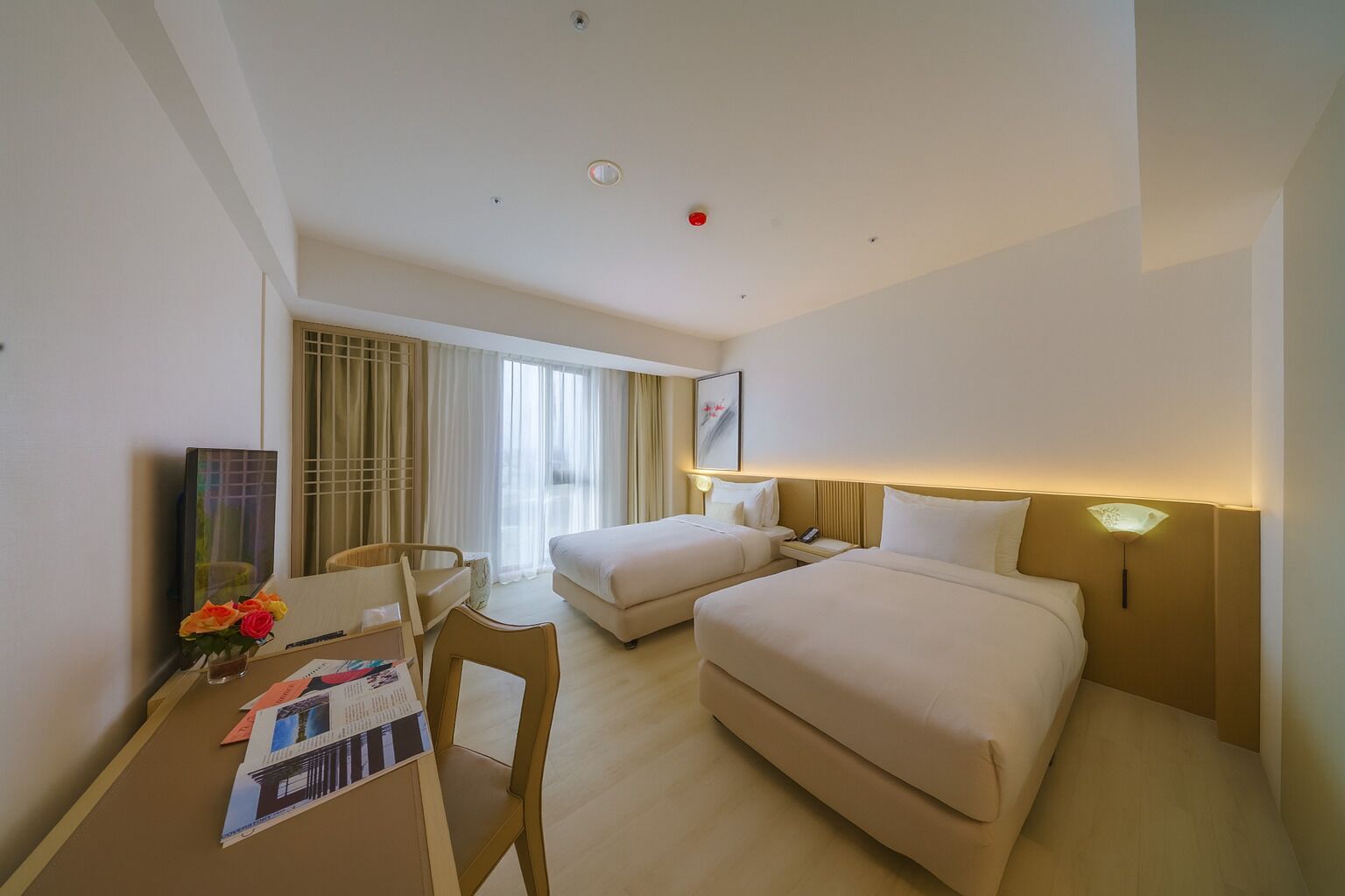 Superior Double or Twin Room, Non Smoking, City View | Down duvets, individually decorated, desk, laptop workspace