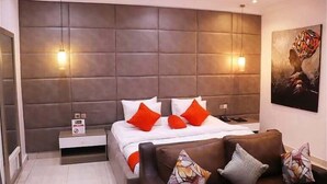 Economy-Apartment, Balkon, Stadtblick