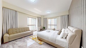 4 bedrooms, iron/ironing board, WiFi, bed sheets - Rimal - Upgraded Three Plus Kids Bedroom in JBR (Jumeirah Beach Residence)