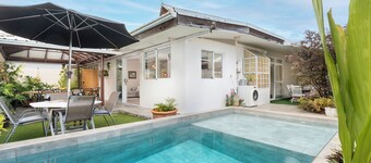 Modern Guesthouse with Private Pool • Close to Beaches, Shops & Restaurants •