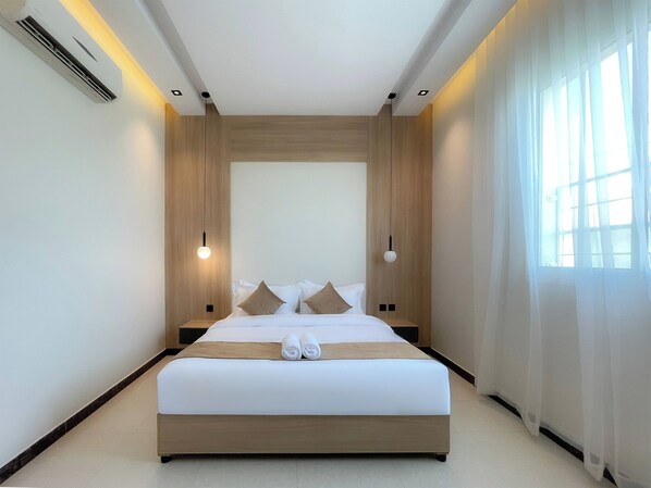 Literie de qualité supérieure, matelas mémoire de forme, Wi-Fi gratuit