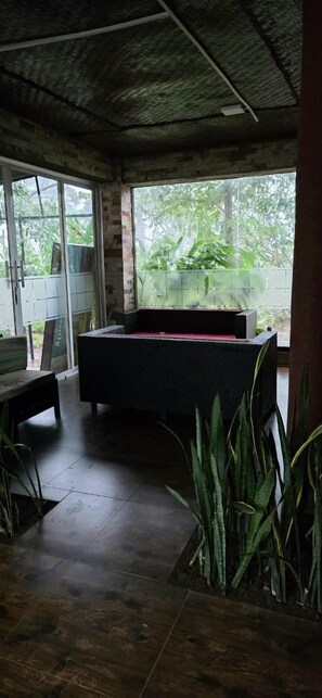 Façade de l’hébergement