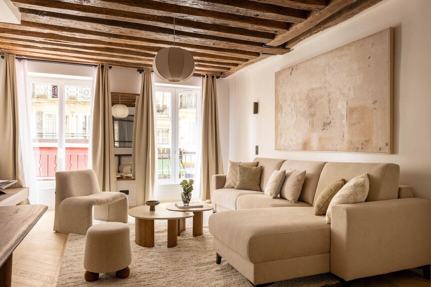 Chic A/c Central Apt - 2bdr/6p - Faubourg S/ Denis - Paris