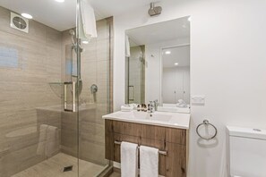 Hair dryer, towels