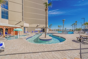 Indoor pool, a heated pool