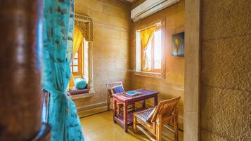 Deluxe Room, Balcony, City View | Desk, laptop workspace, free WiFi