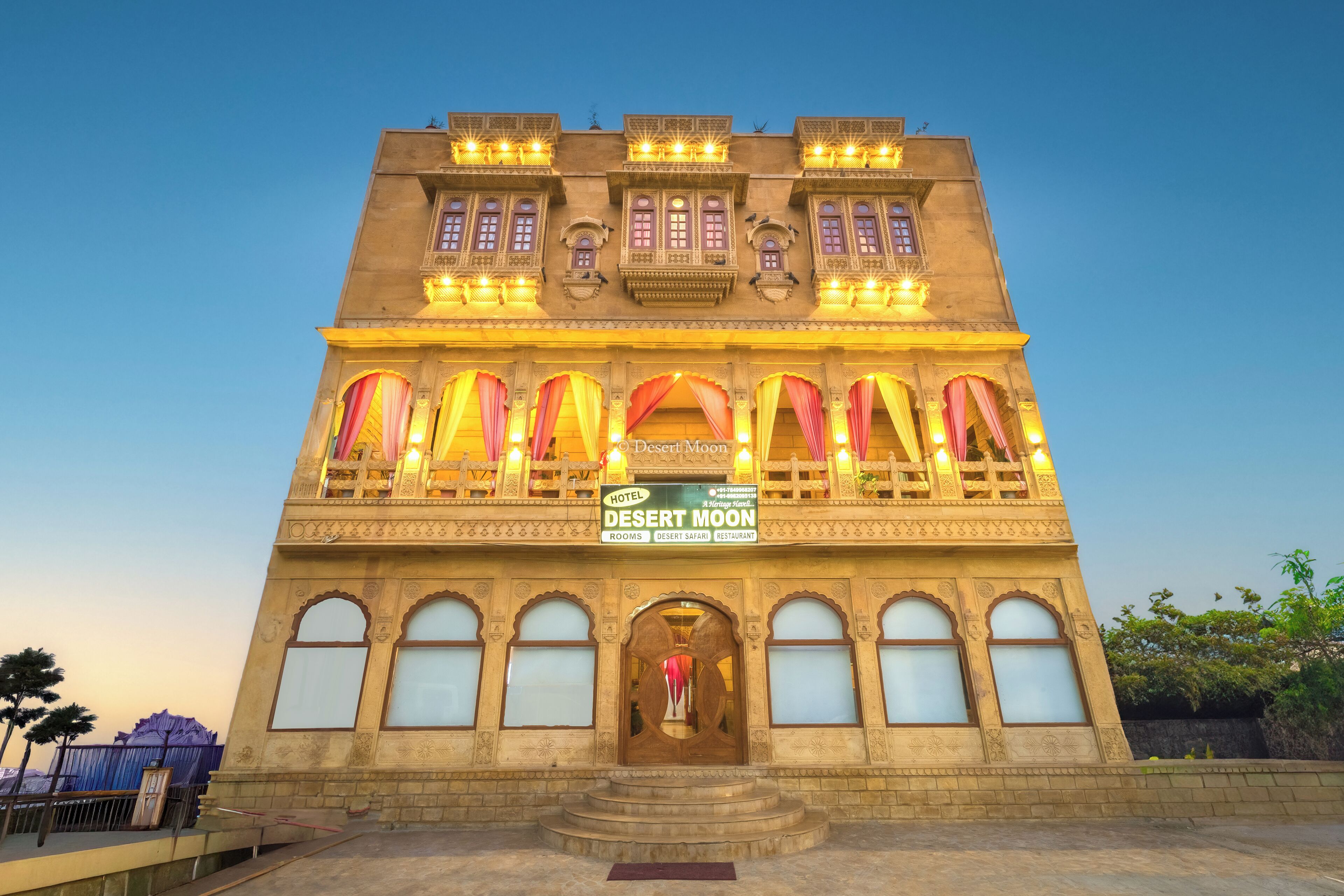 Façade de l’hébergement 