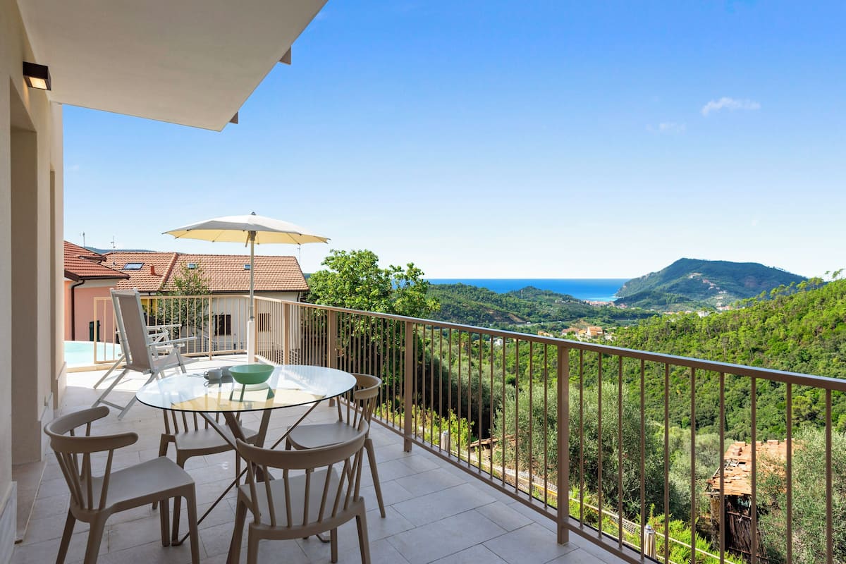 Familieleilighet, 3 soverom, balkong, ved fjell (Relais Le Torri in Verici Mustafa) | Takterrasse