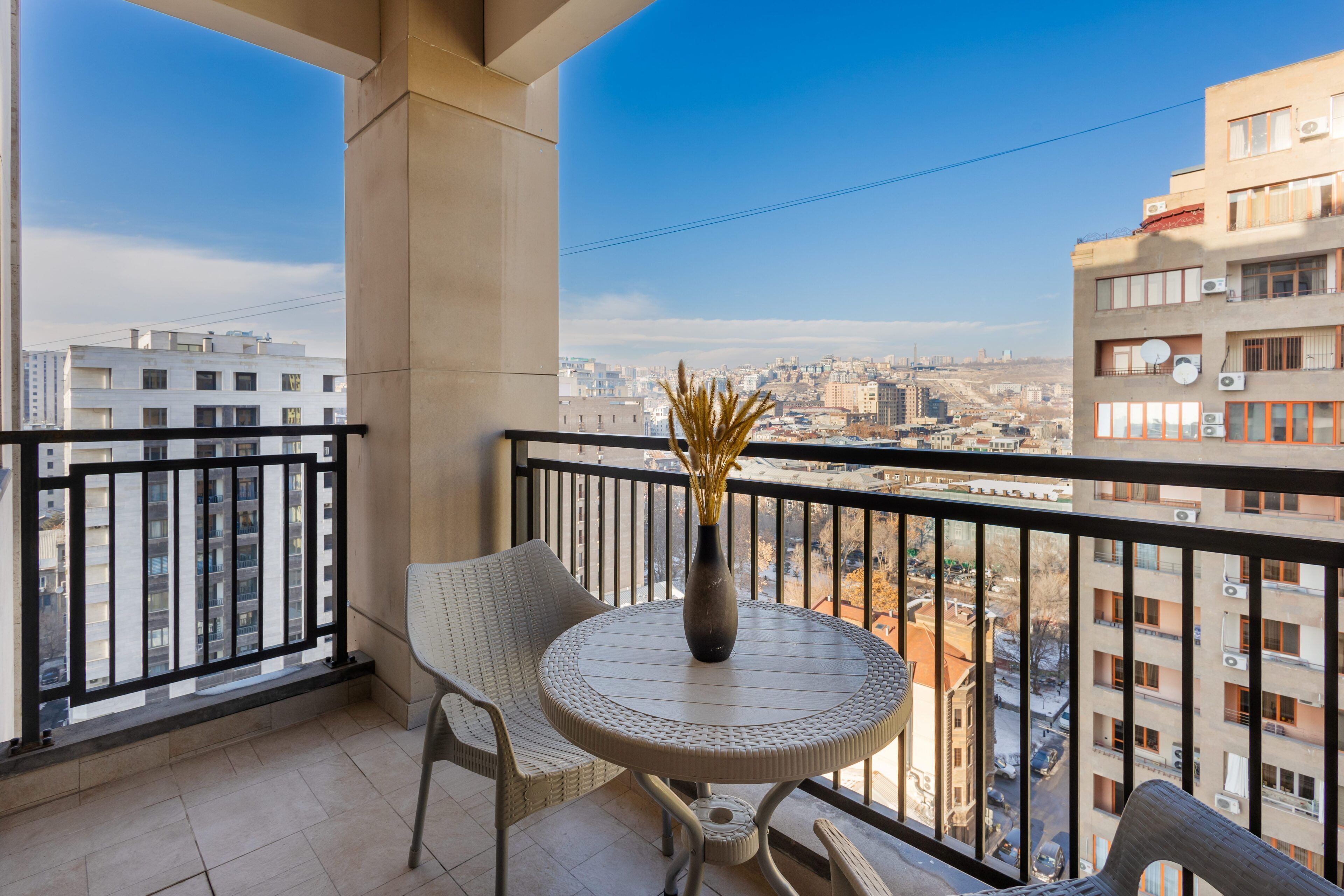 Traditional Apartment, Balcony, City View | Balcony