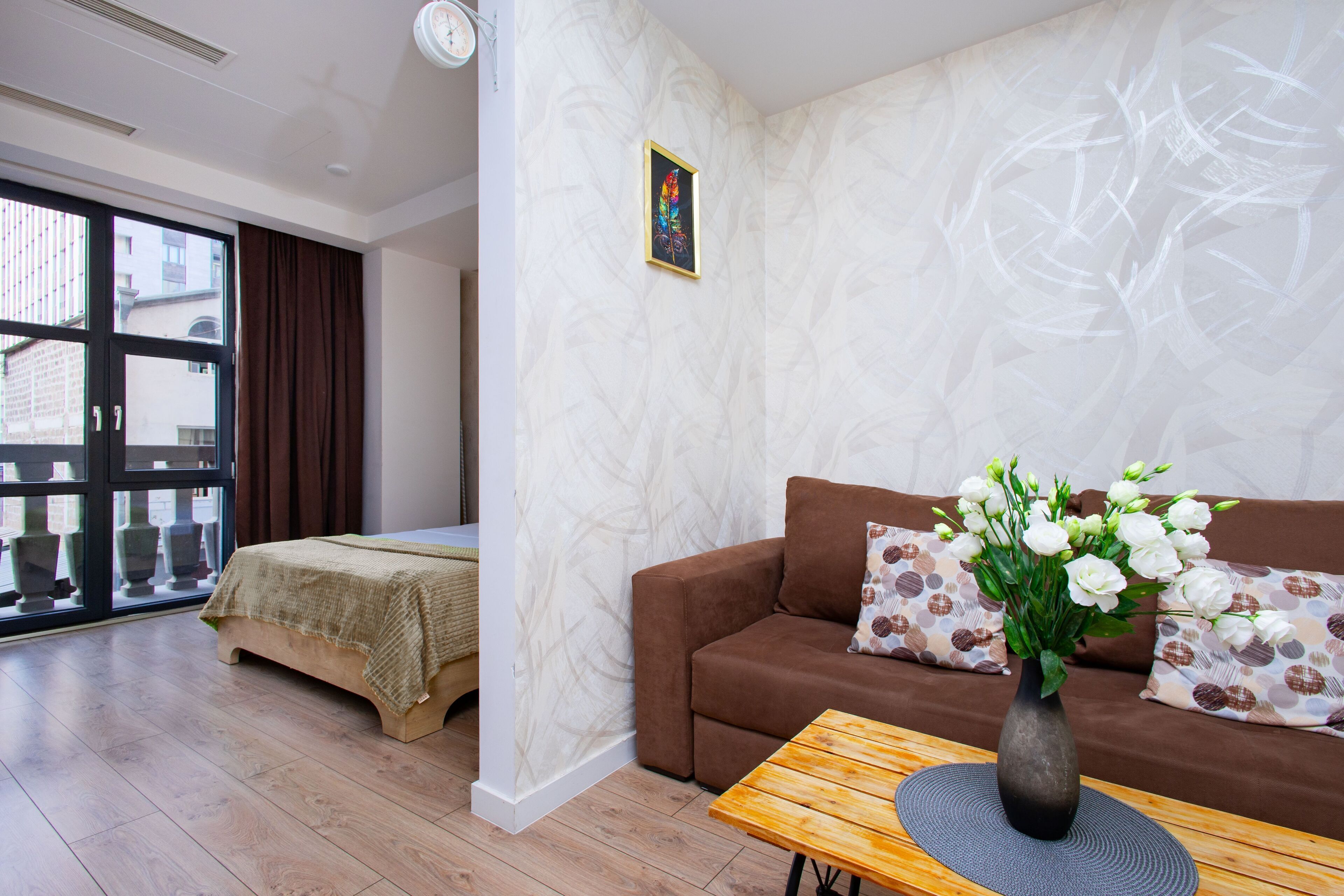 Comfort-Studiosuite, Balkon | Wohnbereich