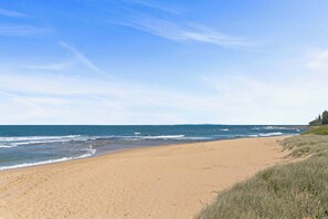 On the beach