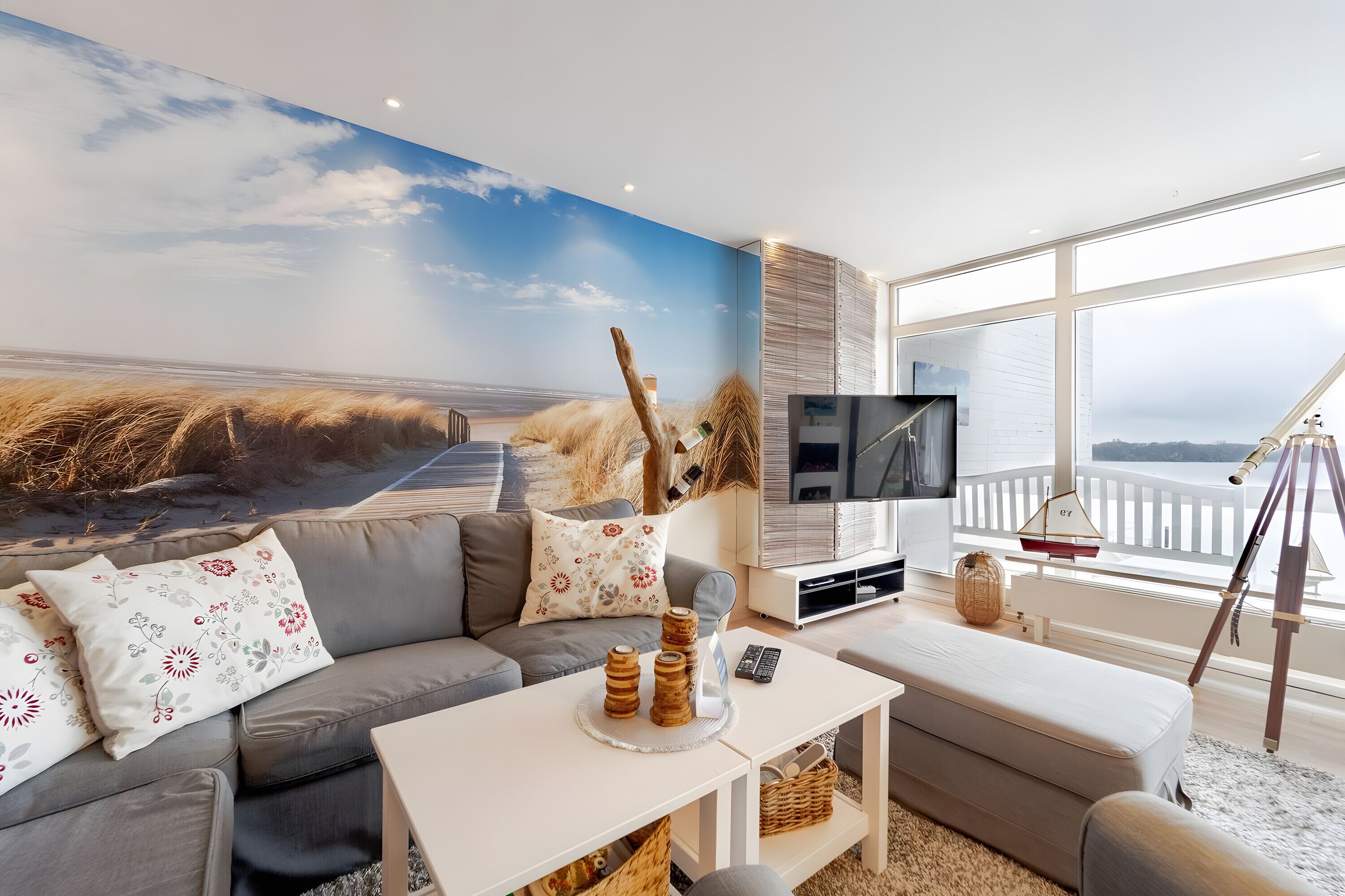 TV, fireplace, table tennis