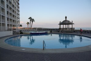 Indoor pool, a heated pool - New Listing - Direct Beachfront 3 Bed 2 Bath Ground Floor at Summer House in OB! (Orange Beach)