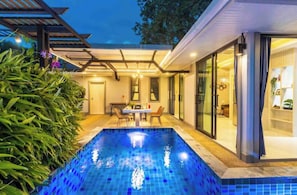 Villa, 3 chambres, accessible aux personnes à mobilité réduite, fumeurs | Piscine | Piscine extérieure
