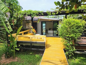 Villa, 3 habitaciones, con acceso para personas discapacitadas, para fumadores | Terraza o patio