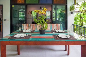House, 2 Bedrooms, Smoking, Balcony | Dining room - Jaccuzi House 5 pl 200 m From a Beautiful Beach (Krabi)