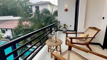 Superior Double Room, Pool View | Balcony