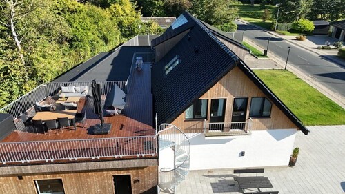 Large Odense Home w/ Rooftop Terrace, 2 Kitchens & Free Parking