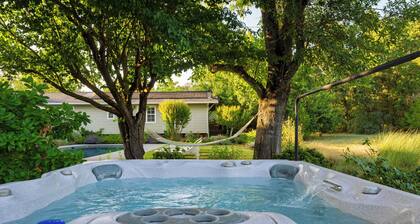 Glen Ellen Escape | 5BR Retreat w/ Pool, Hot Tub, Hammocks & Vineyard Views