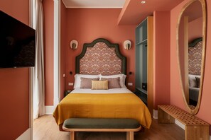 Literie de qualité supérieure, couette en duvet d'oie, minibar