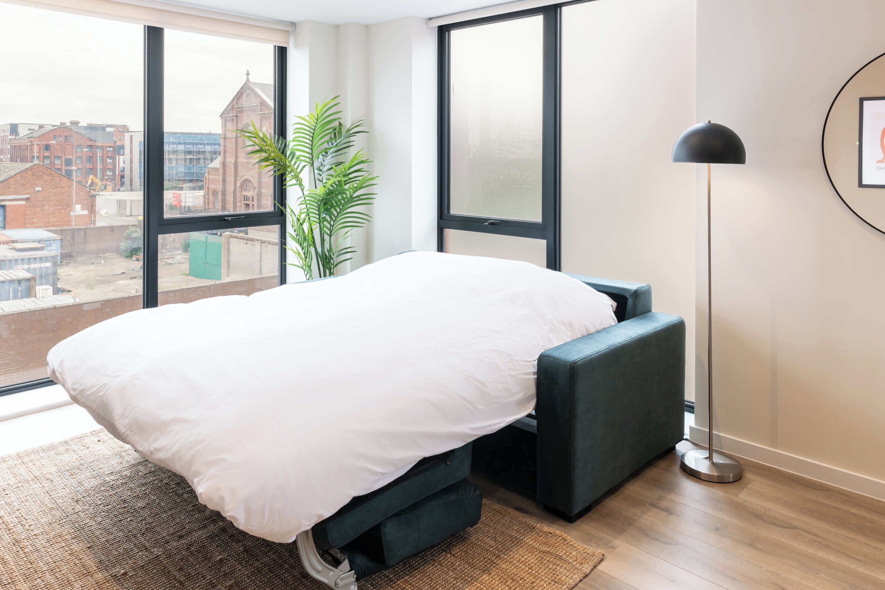 1 غرفة نوم ومكتب ومكواة/لوح كي وواي فاي