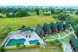 Blick auf den Garten