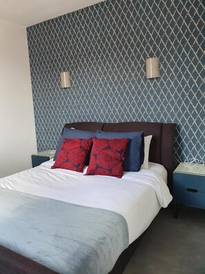 1 soverom, strykejern/-brett, wi-fi og sengetøy