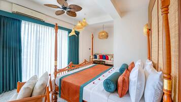 In-room safe, desk, laptop workspace, iron/ironing board