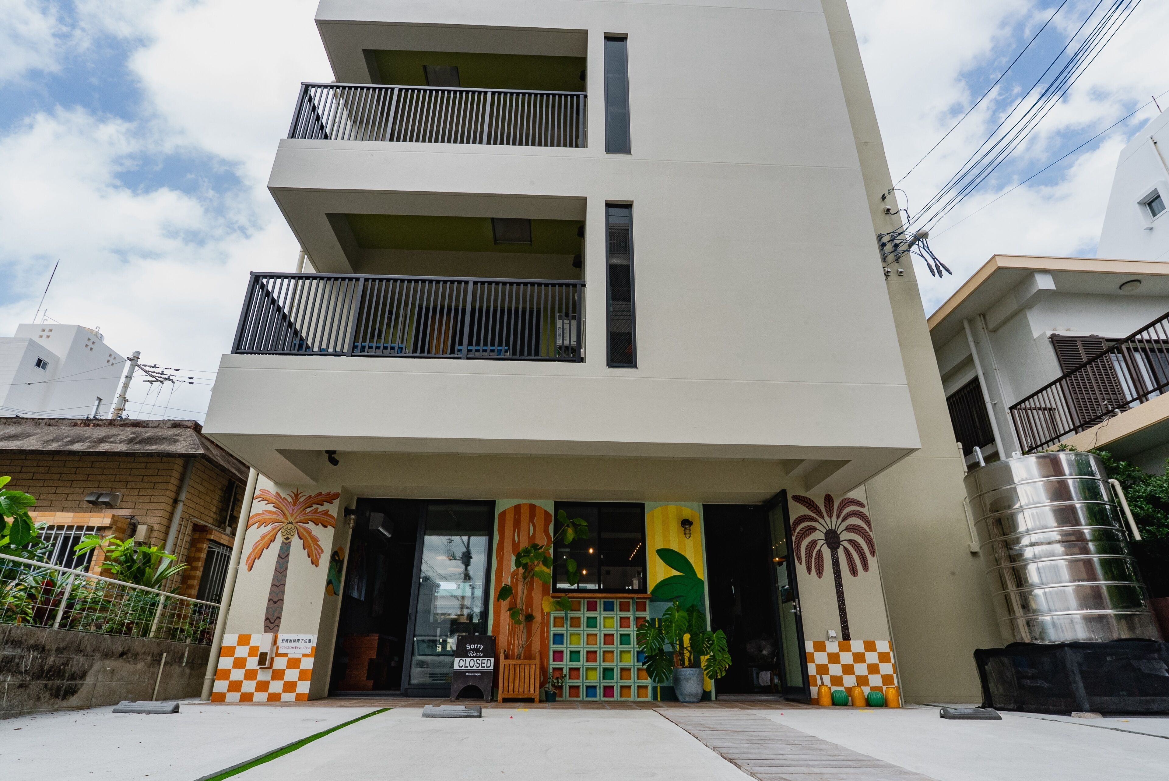 Façade de l’hébergement