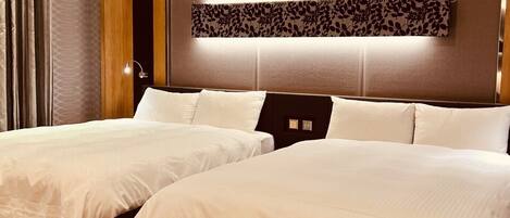 Firemannsrom – standard | Dundyner, blendingsgardiner, lydisolert og wi-fi (inkludert)