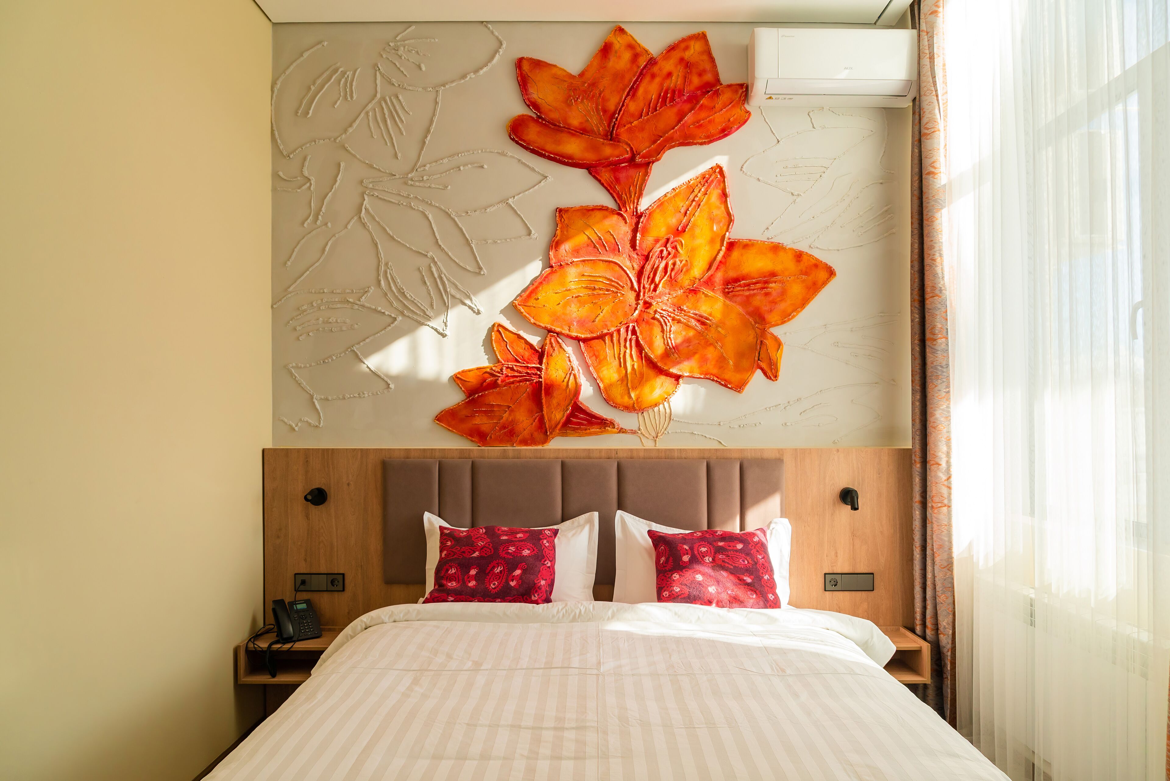 Standard Double Room | Gebar bulu kapas, meja, ruang kerja komputer riba 