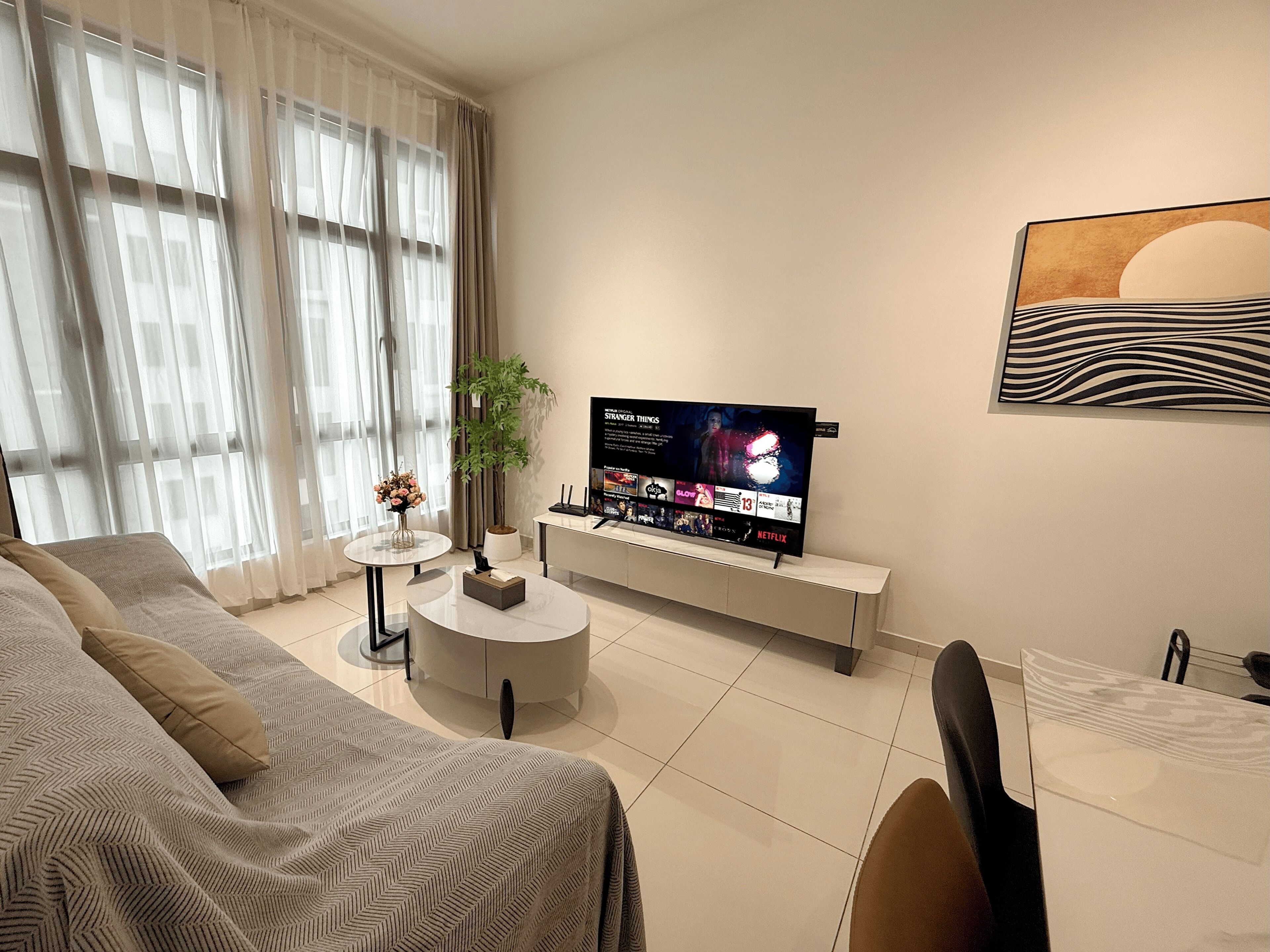 Superior Apartment, 2 Bedrooms, Kitchen, City View | Hypo-allergenic bedding, memory foam beds, blackout drapes